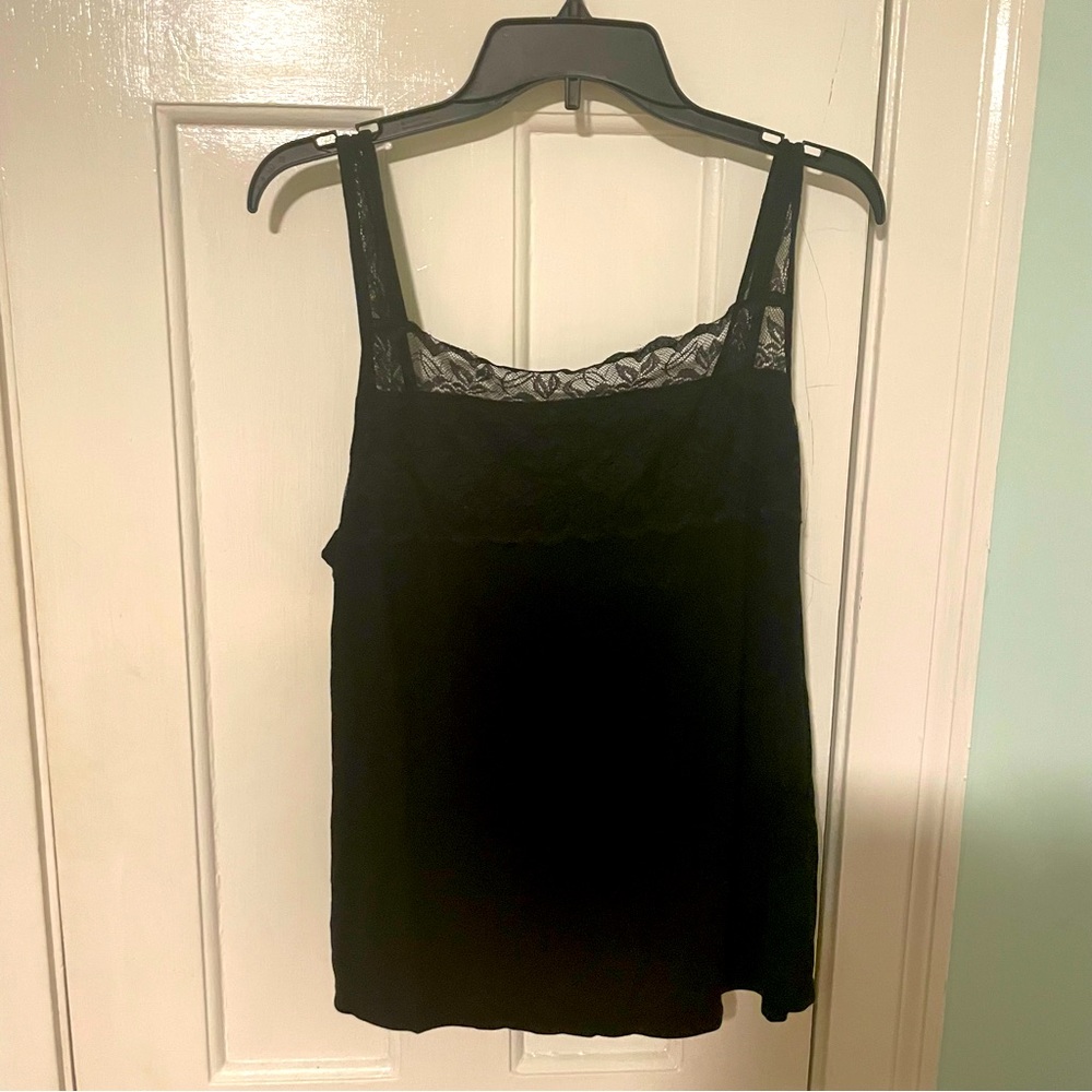 Black Lace Tank Top